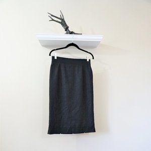 Escada Wool Cashmere Silk Blend High Waist Pencil